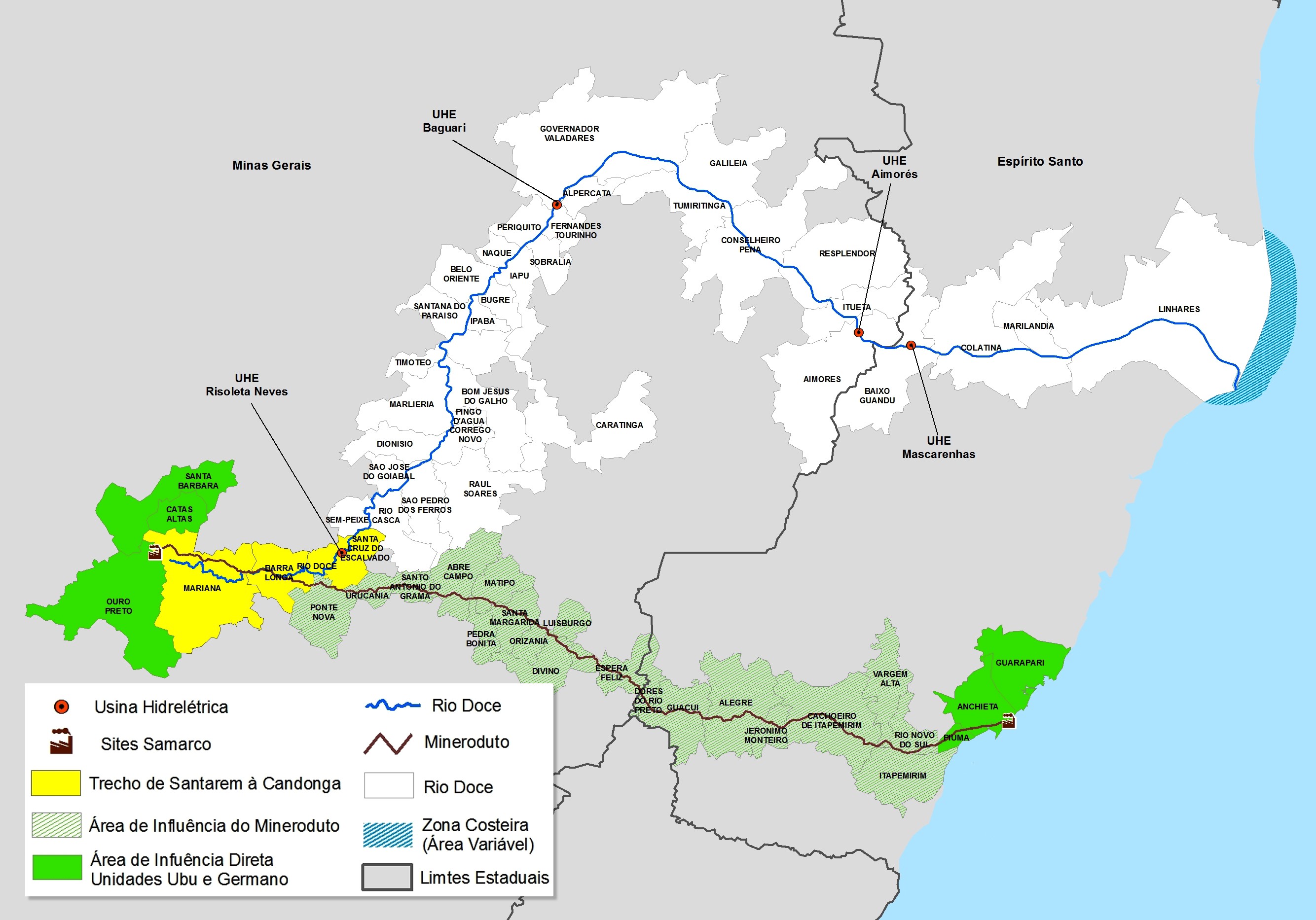 mapa entenda o rompimento da barragem de fundao