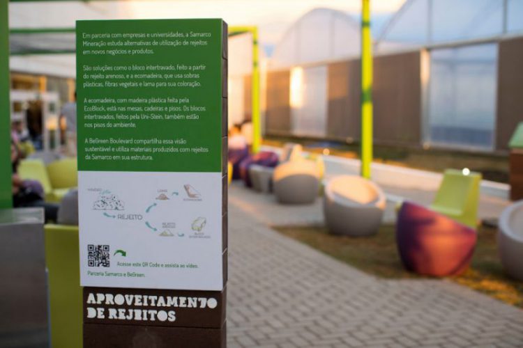 Fotos externas da primeira fazenda urbana de Belo Horizonte, localizada no bulevar shopping com uso de materias de rejeitos de minerio cedidos pela Samarco.