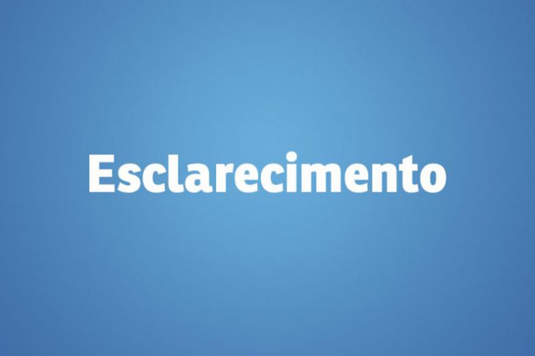 esclarecimento